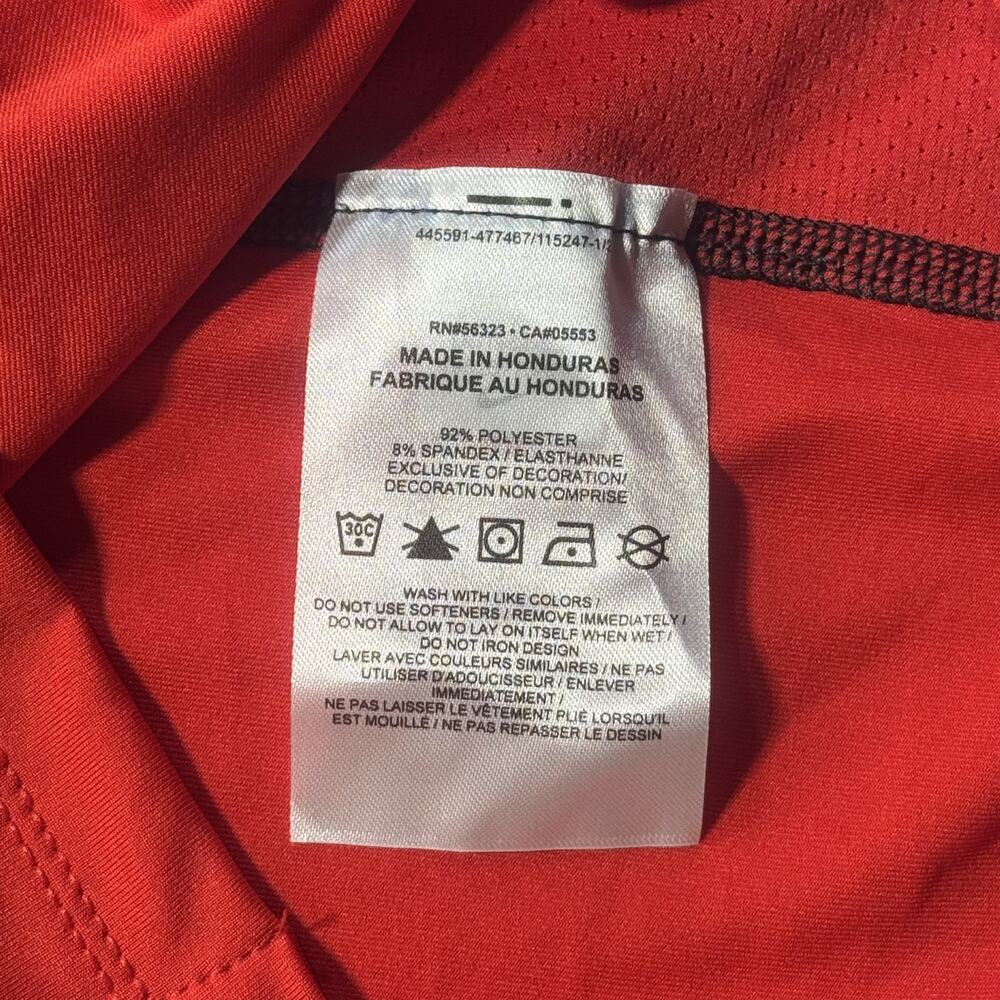 Nike Pro Dri-FIT Men's Tight Fit Short-Sleeve Top Red Sz S Brand New - Picture 7 of 8